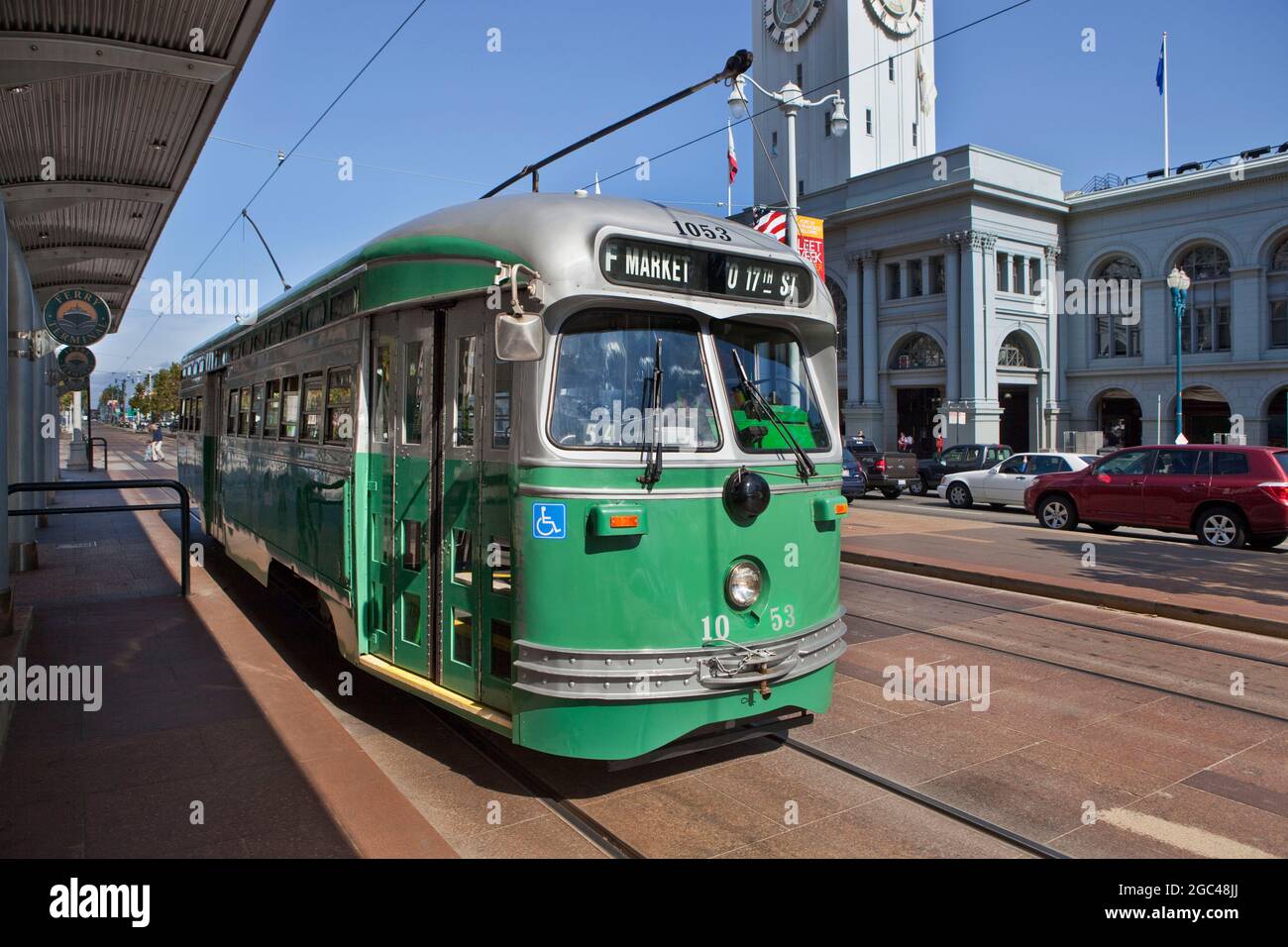 Vintage street car in San Francisco, CA Stock Photo - Alamy