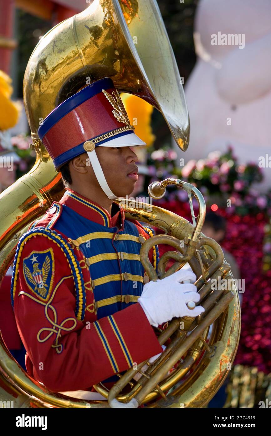 High school marching band tuba hires stock photography and images Alamy