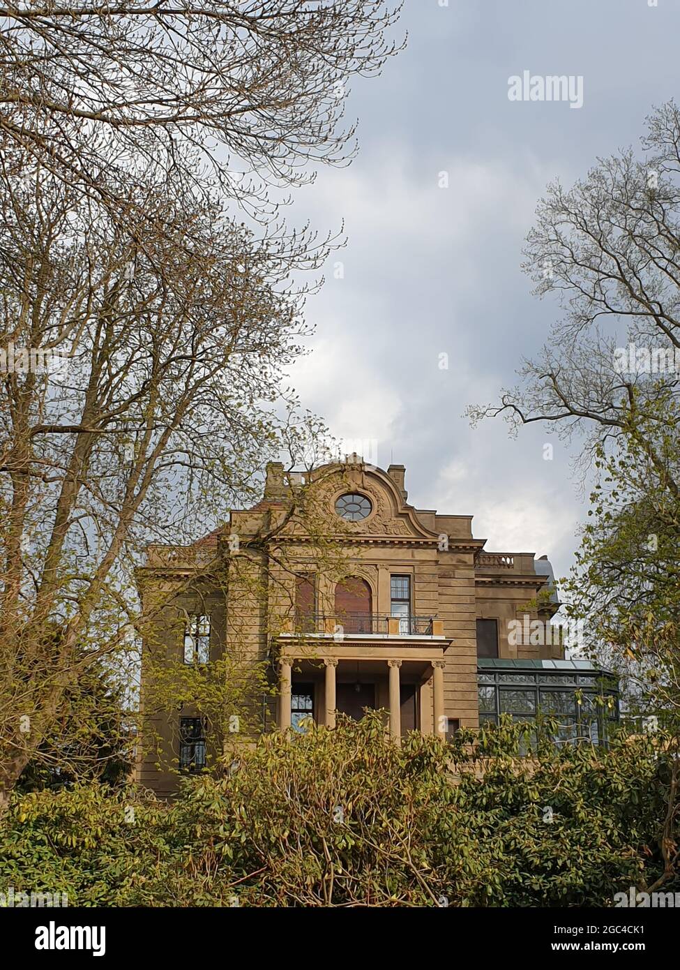 View of Villa Josef Thyssen in the Thyssen Park in Mülheim Stock Photo