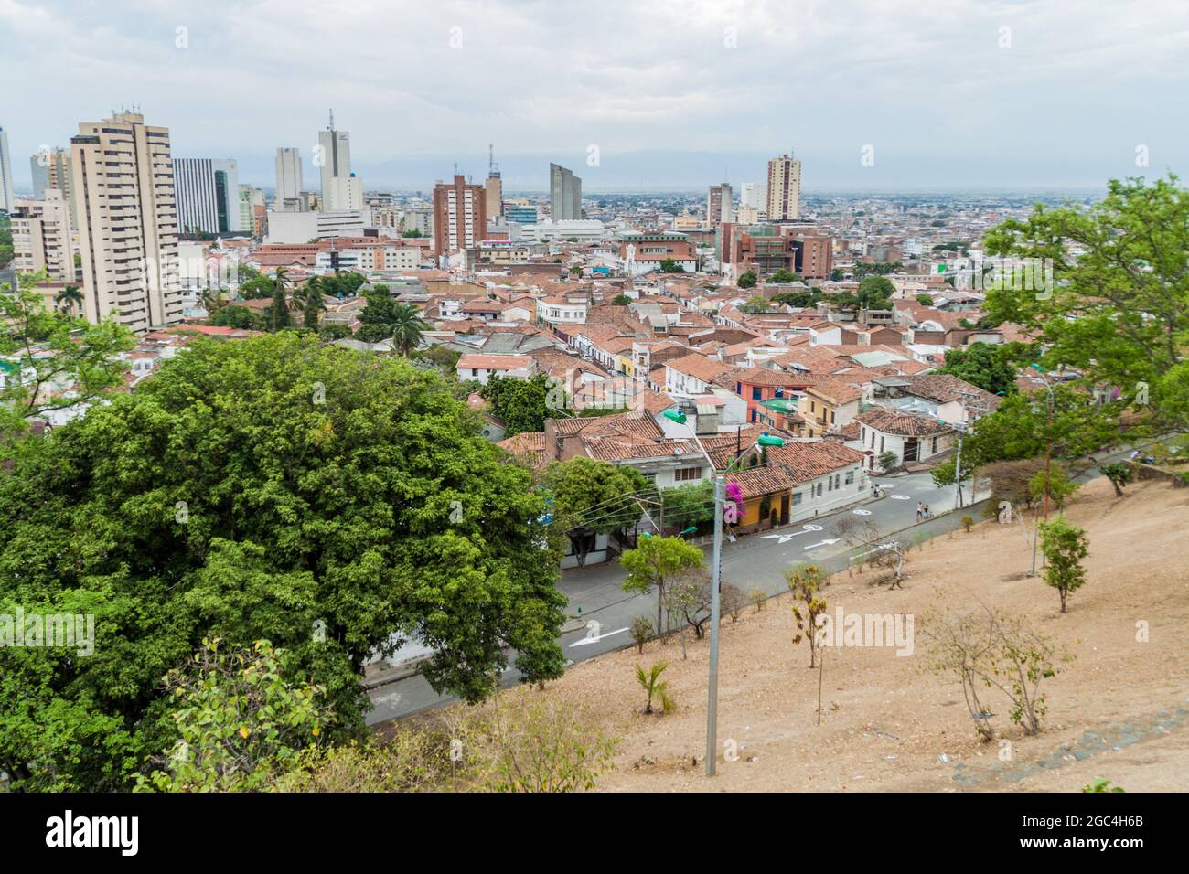 View of the city of Cali in Colombia Stock Photo