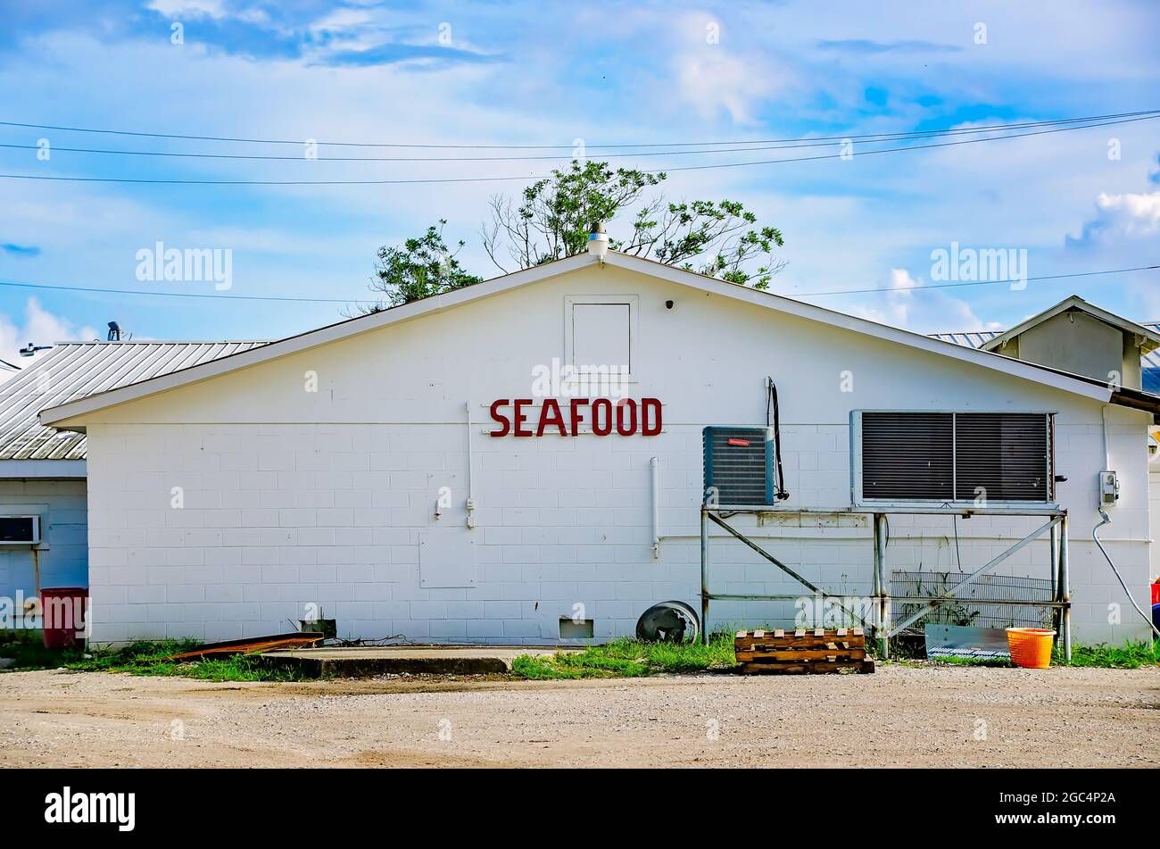 Waterfront Seafood is pictured, July 1, 2021, in Bayou La Batre