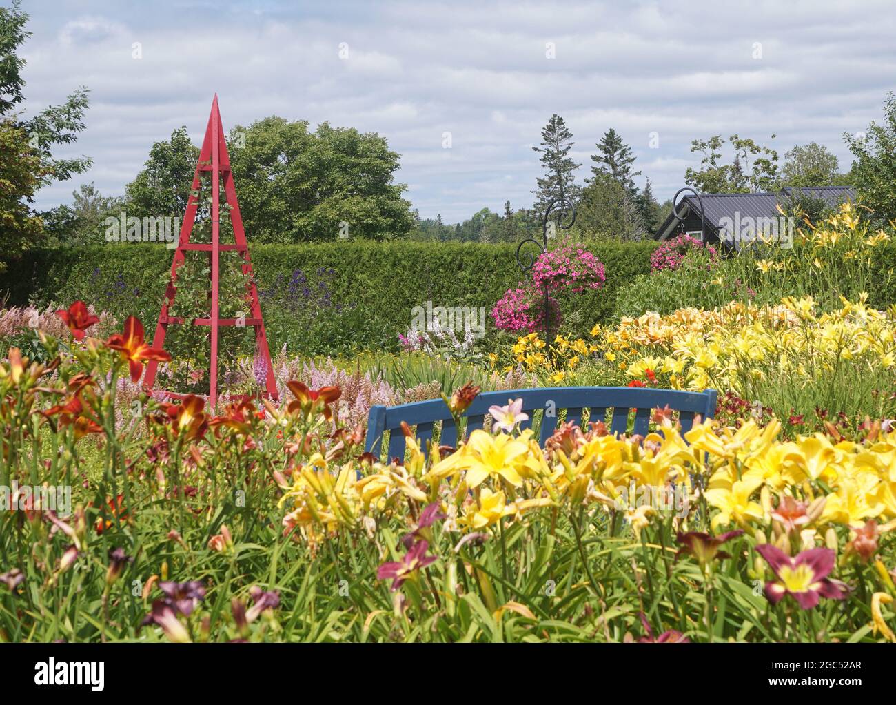 Kingsbrae Gardens, New Brunswick, Canada Stock Photo