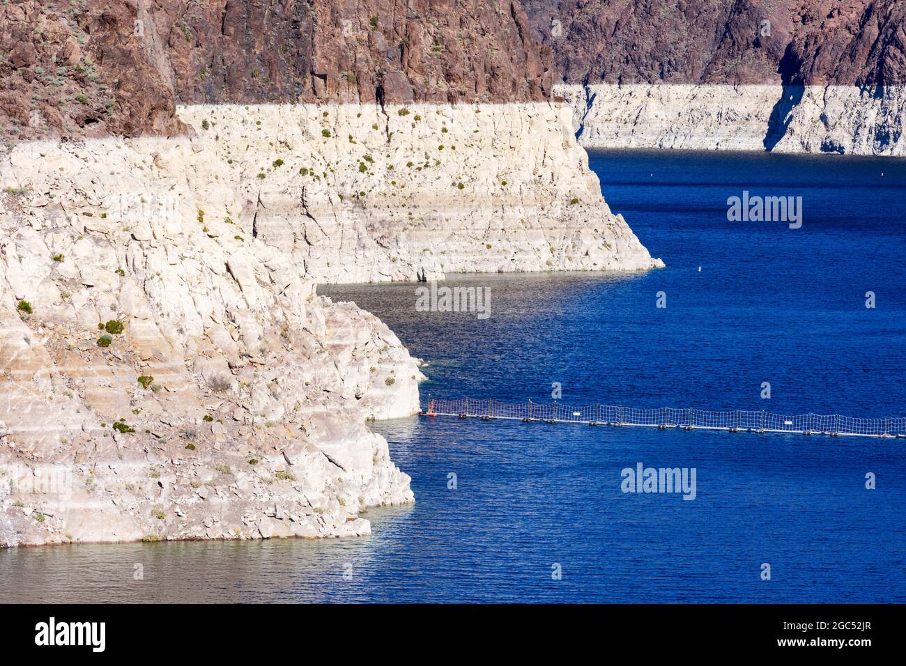 Record low water level of Lake Mead, key reservoir along Colorado River