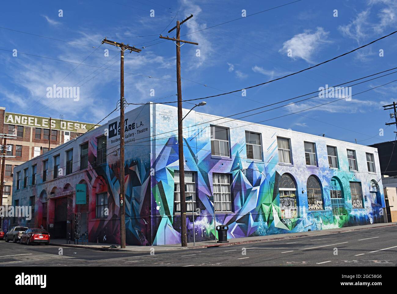 Art Share. The Arts District. Downtown Los Angeles, California, USA Stock Photo Alamy