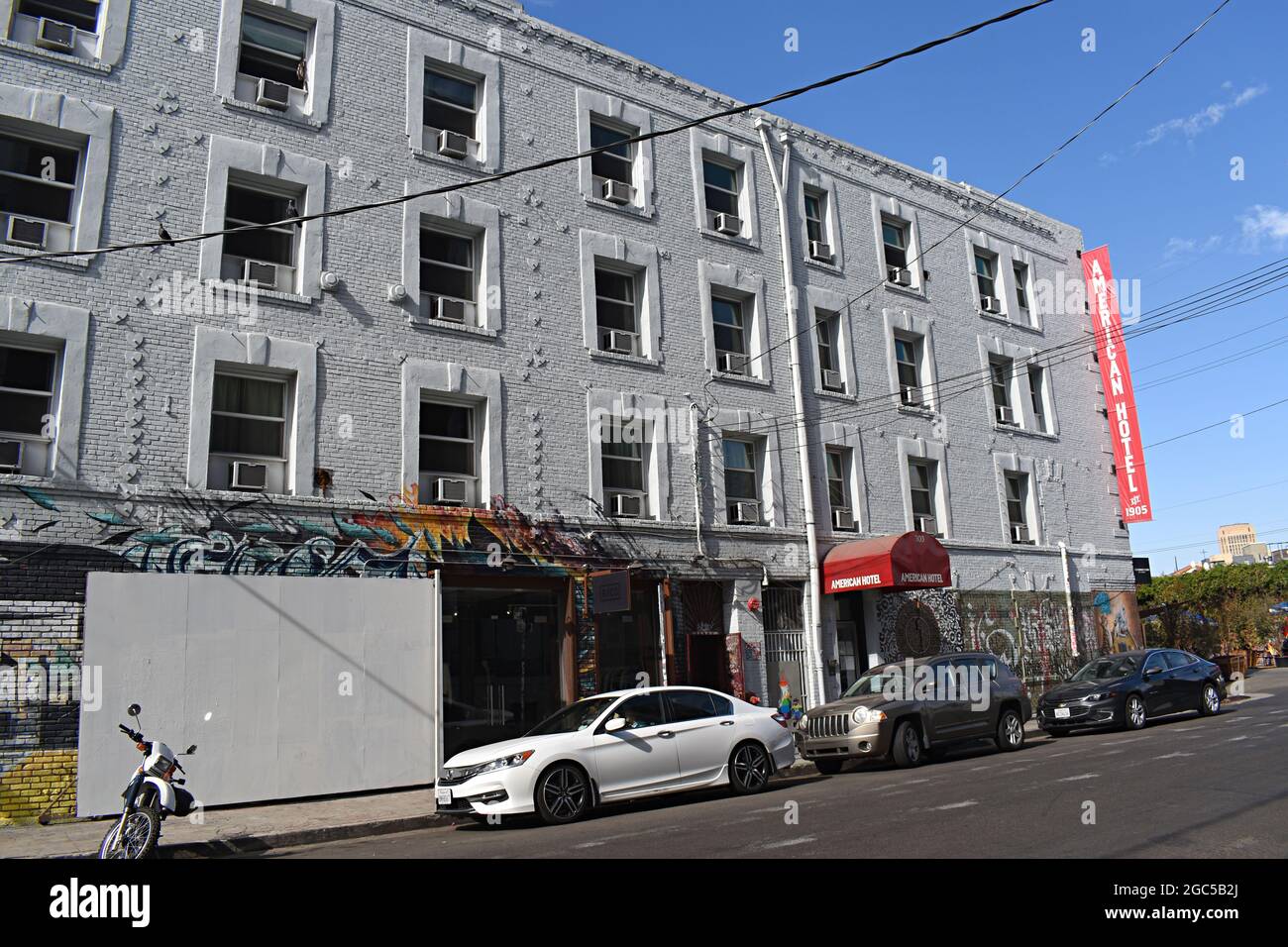 The American Hotel. The Arts District. Downtown Los Angeles, California