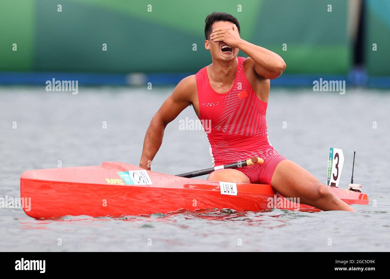 Tokyo Olympics Canoe Sprint Men S C1 1000m Final A Sea Forest Waterway Tokyo Japan August 7 21 Liu Hao Of China Celebrates After Winning Silver Reuters Yara Nardi Stock Photo Alamy Tokyo Olympics Canoe Sprint Men S C1 1000m Final A Sea Forest Waterway Tokyo Japan August 7 21 Liu Hao Of China Celebrates After Winning Silver Reuters Yara Nardi Stock Photo Alamy