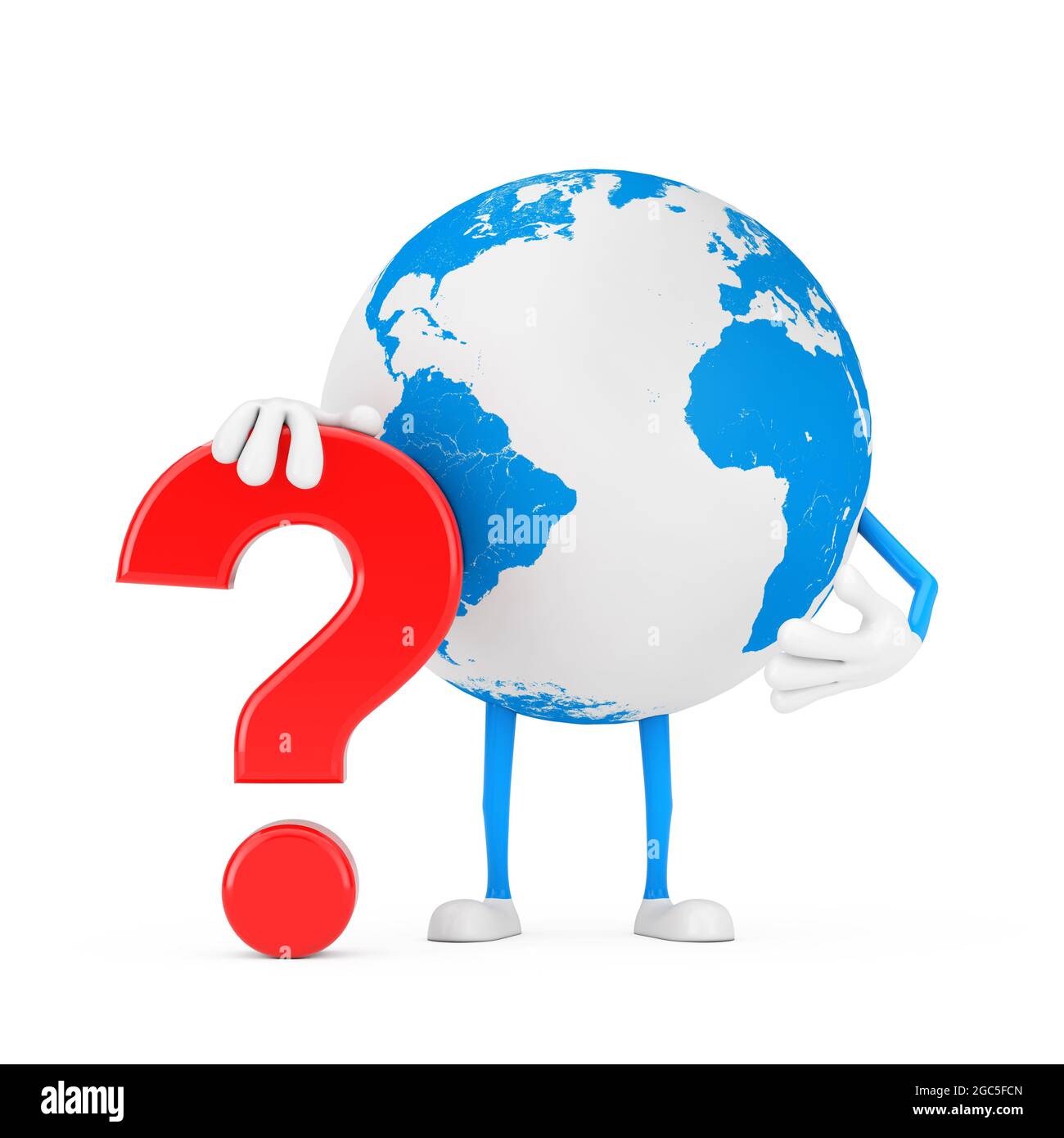 Question mark world map Cut Out Stock Images & Pictures Alamy
