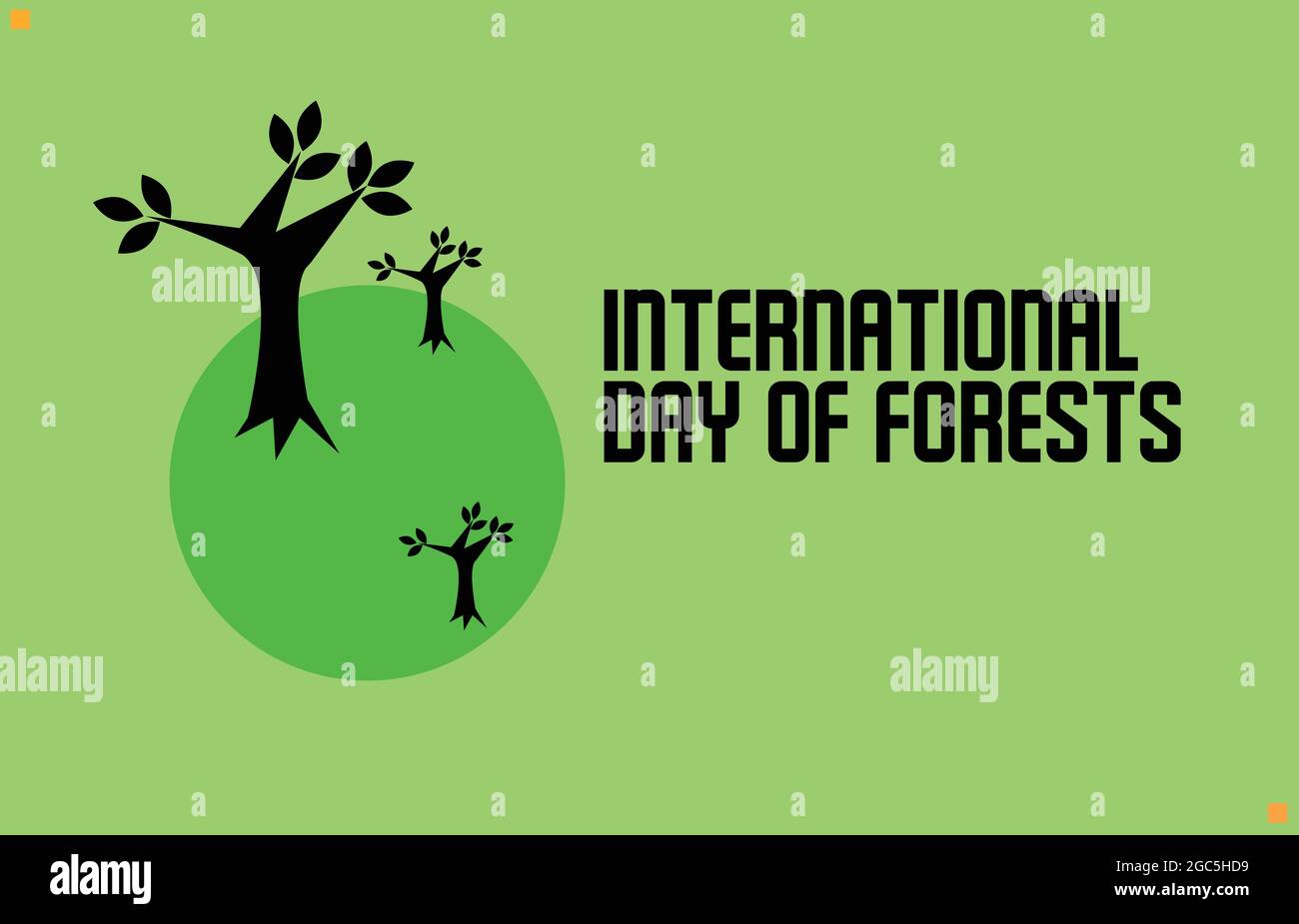 International Day of Forests vector template Stock Vector Image & Art ...