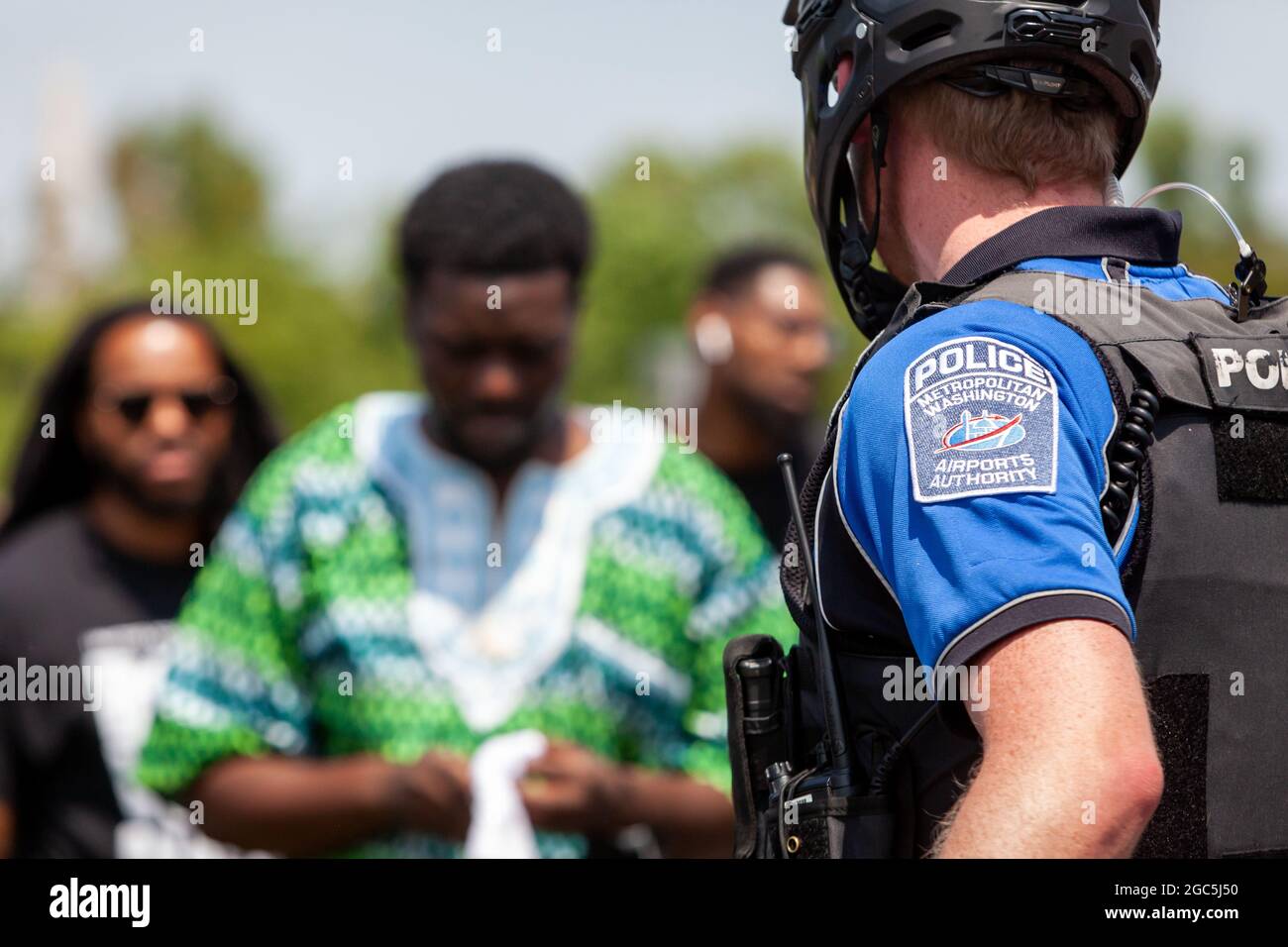 Metropolitan washington airports authority police hi-res stock