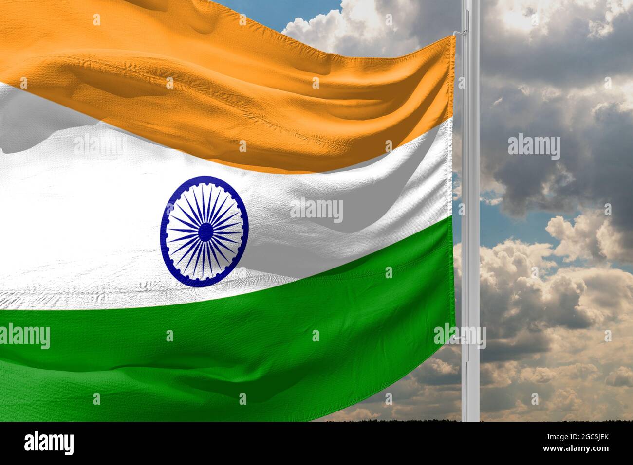 India indian flag in blue sky - copyspace. August 15 - Indian Independence Day Stock Photo - Alamy India indian flag in blue sky - copyspace. August 15 - Indian Independence Day Stock Photo - Alamy