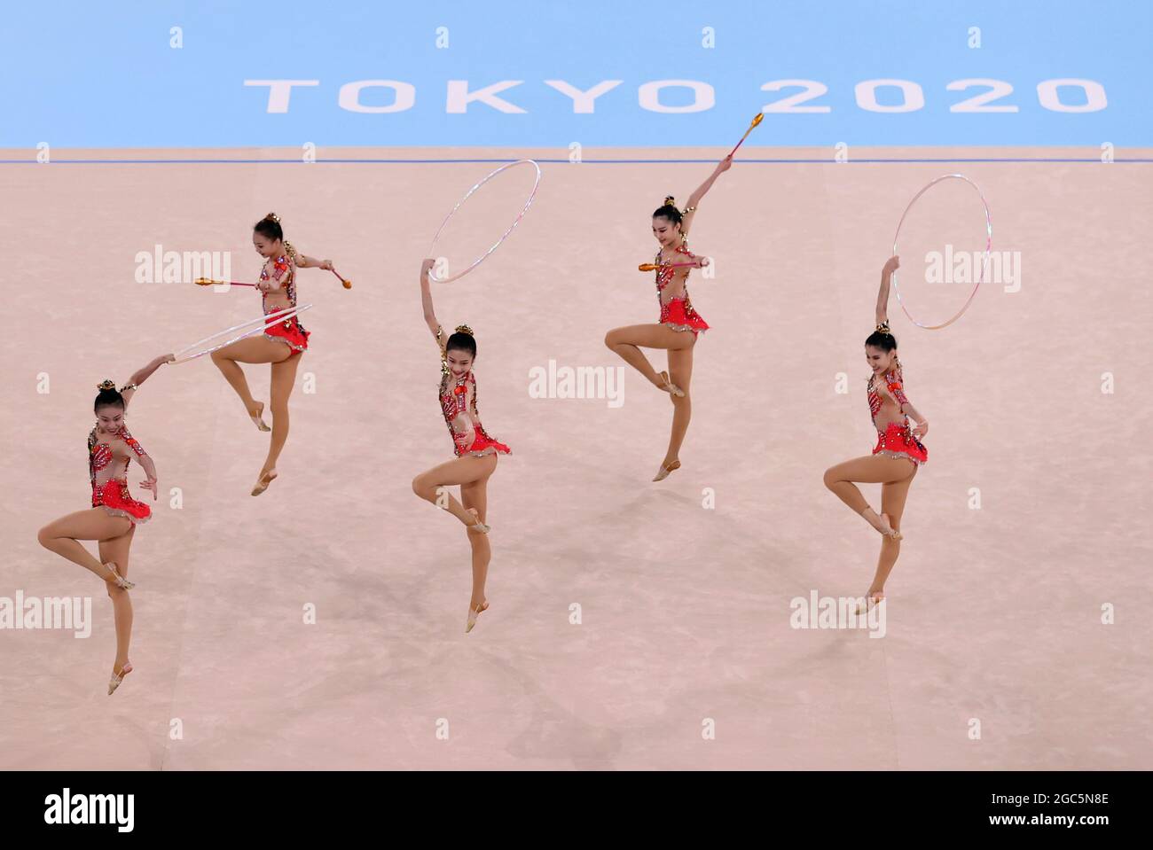 Tokyo, Japan. 7th Aug, 2021. Guo Qiqi/Hao Ting/Huang Zhangjiayang/Liu