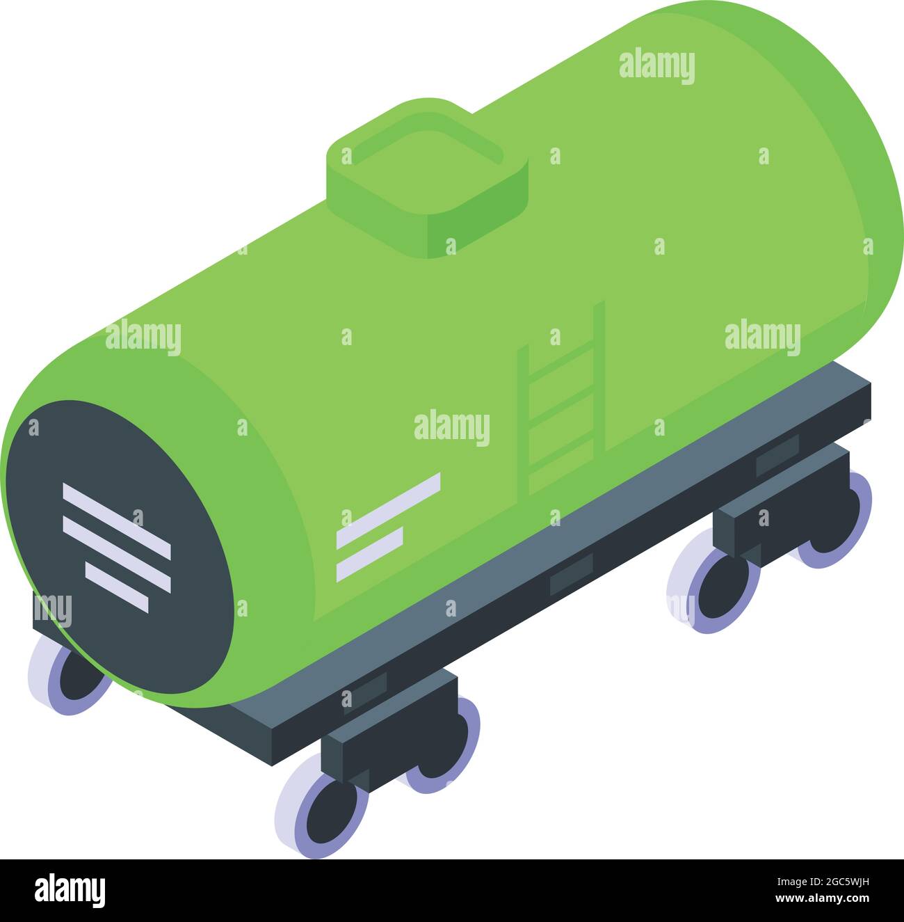 Wagon tank icon isometric vector. Car train. Railway wagon Stock Vector ...