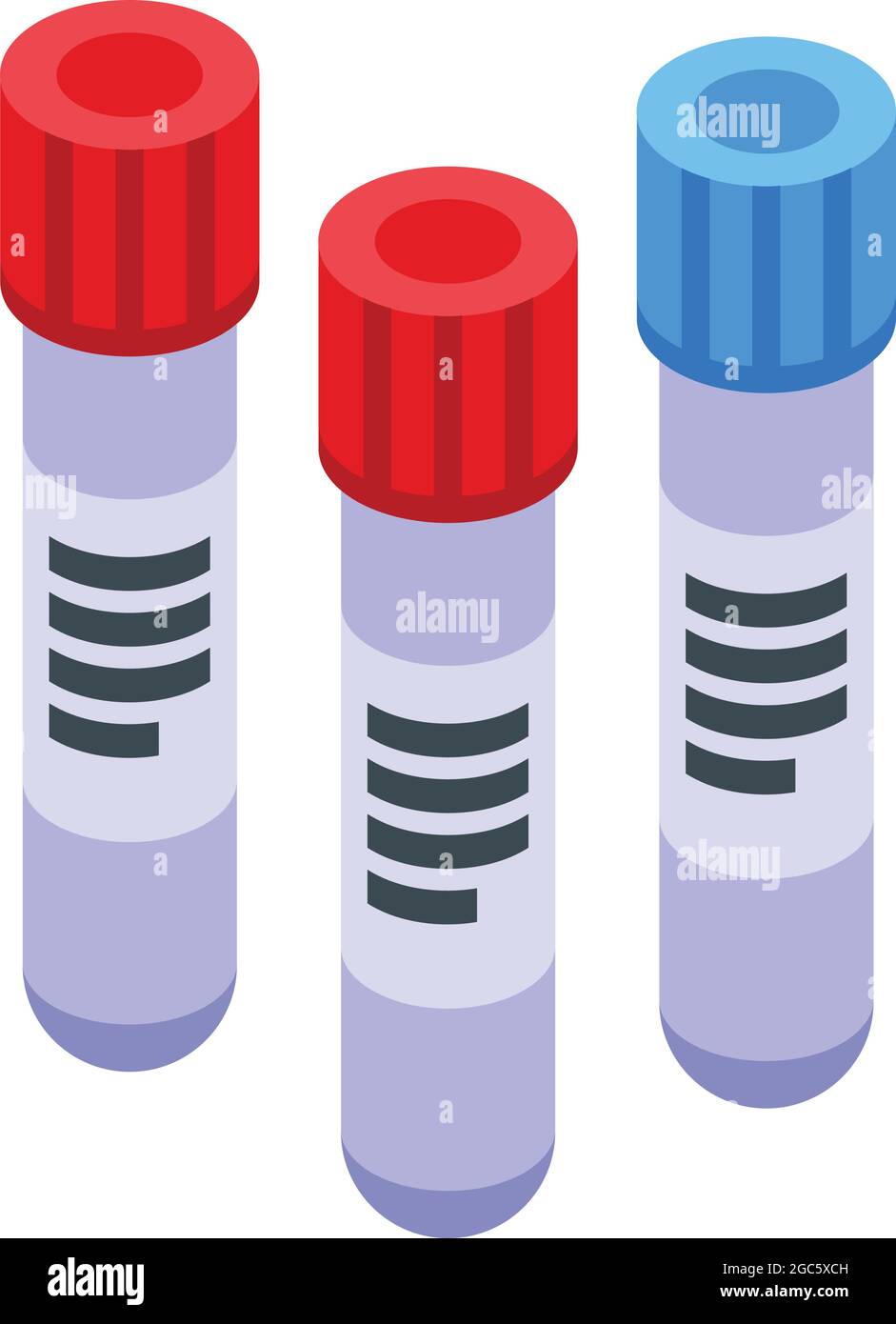Lab test tubes icon isometric vector. Tube chemistry. Chemical ...