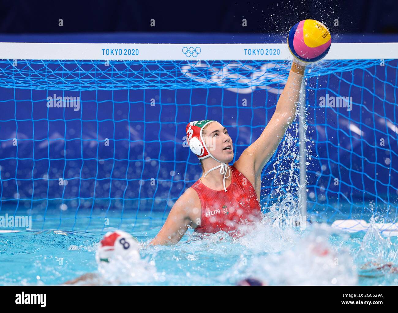 Tokyo, Japan. 7th Aug, 2021. Goalkeeper Alda Magyari of Hungary makes a