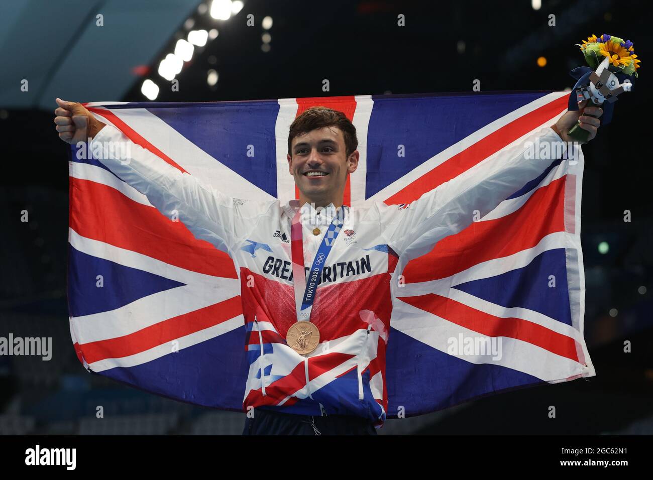 Tokyo, Japan. 07th Aug, 2021. Swimming Olympics, aquatics high