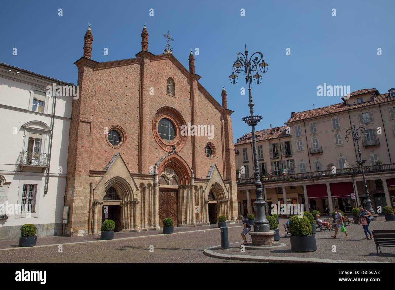 Collegiata di San Secondo, Asti, Piemont, Italy Stock Photo Alamy