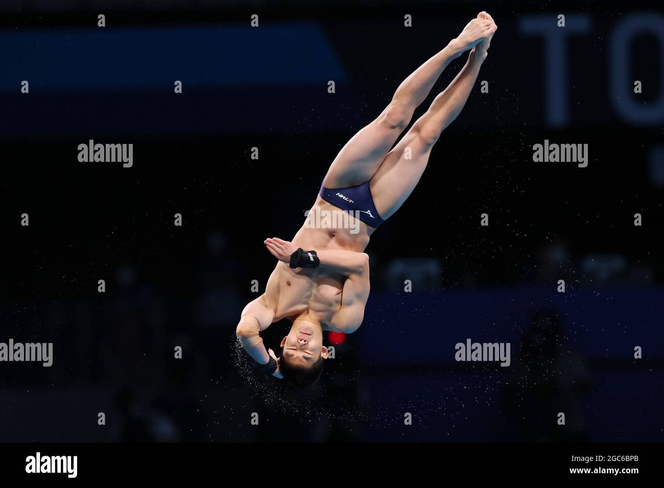 Tokyo, Japan. 7th Aug, 2021. Rikuto Tamai (JPN) Diving Men's 10m