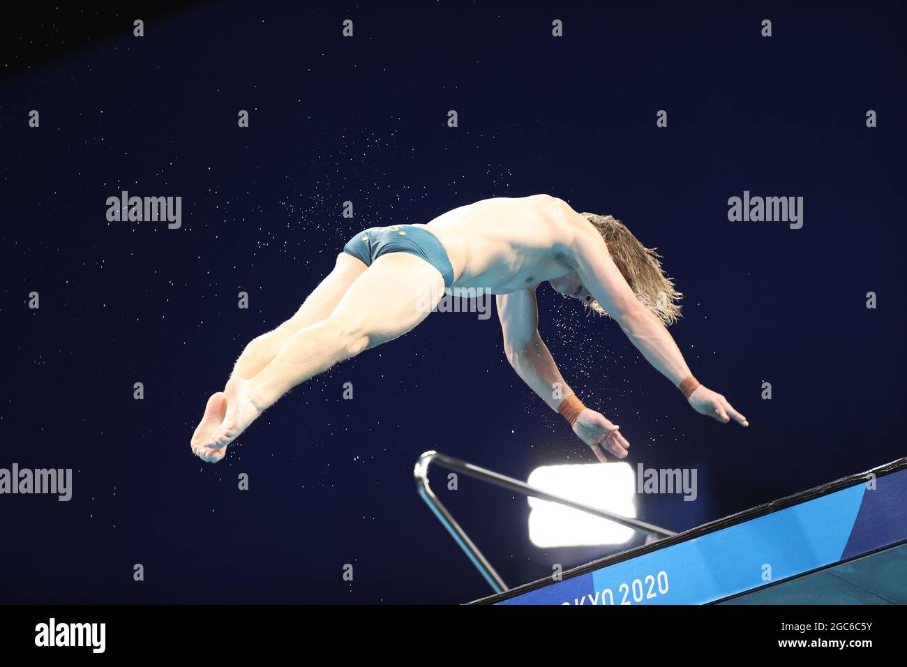 Tokyo, Japan. 7th Aug, 2021. ROUSSEAU Cassiel (AUS) Diving Men's 10m