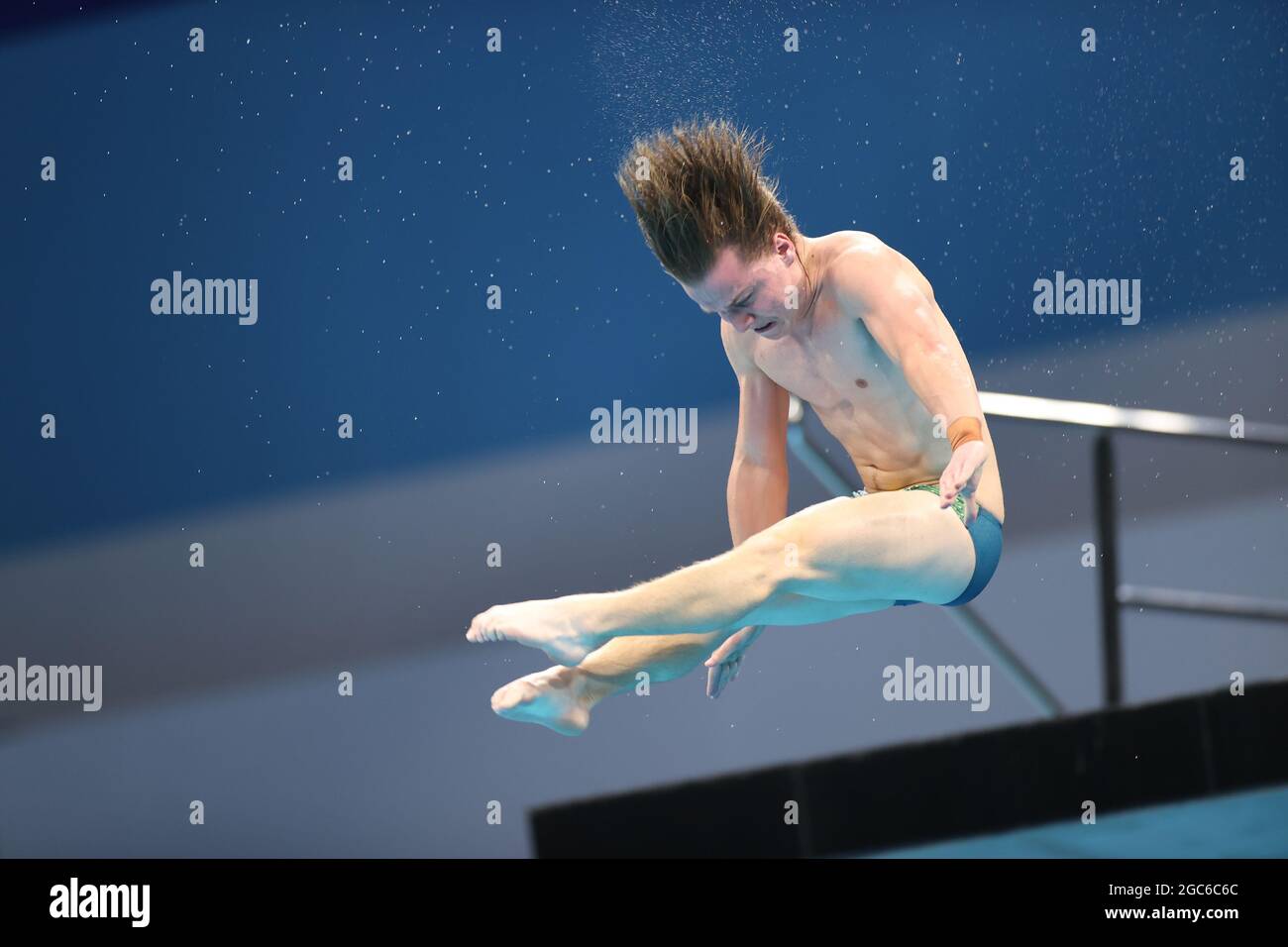 Tokyo, Japan. 7th Aug, 2021. ROUSSEAU Cassiel (AUS) Diving Men's 10m