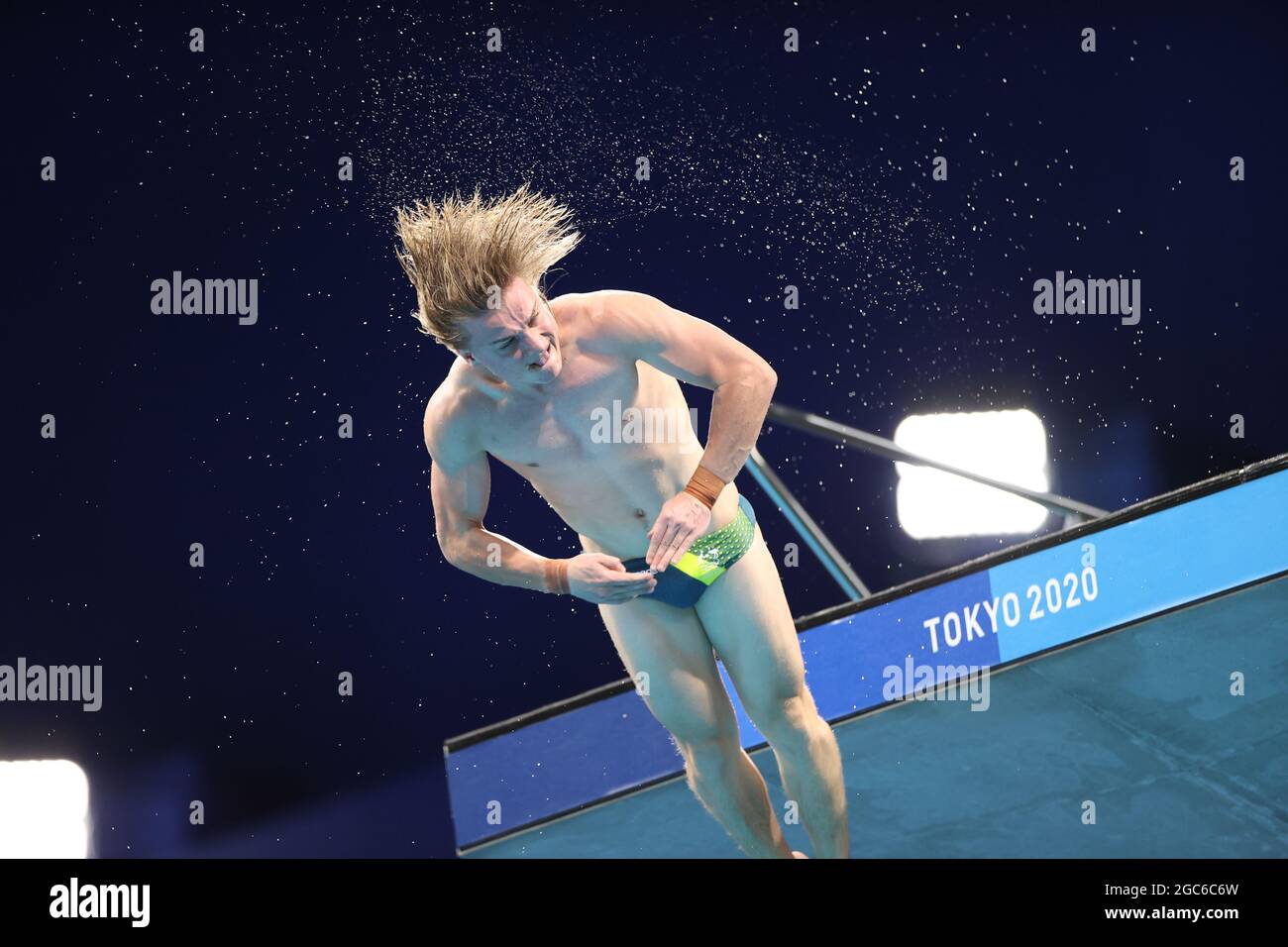 Tokyo, Japan. 7th Aug, 2021. ROUSSEAU Cassiel (AUS) Diving Men's 10m