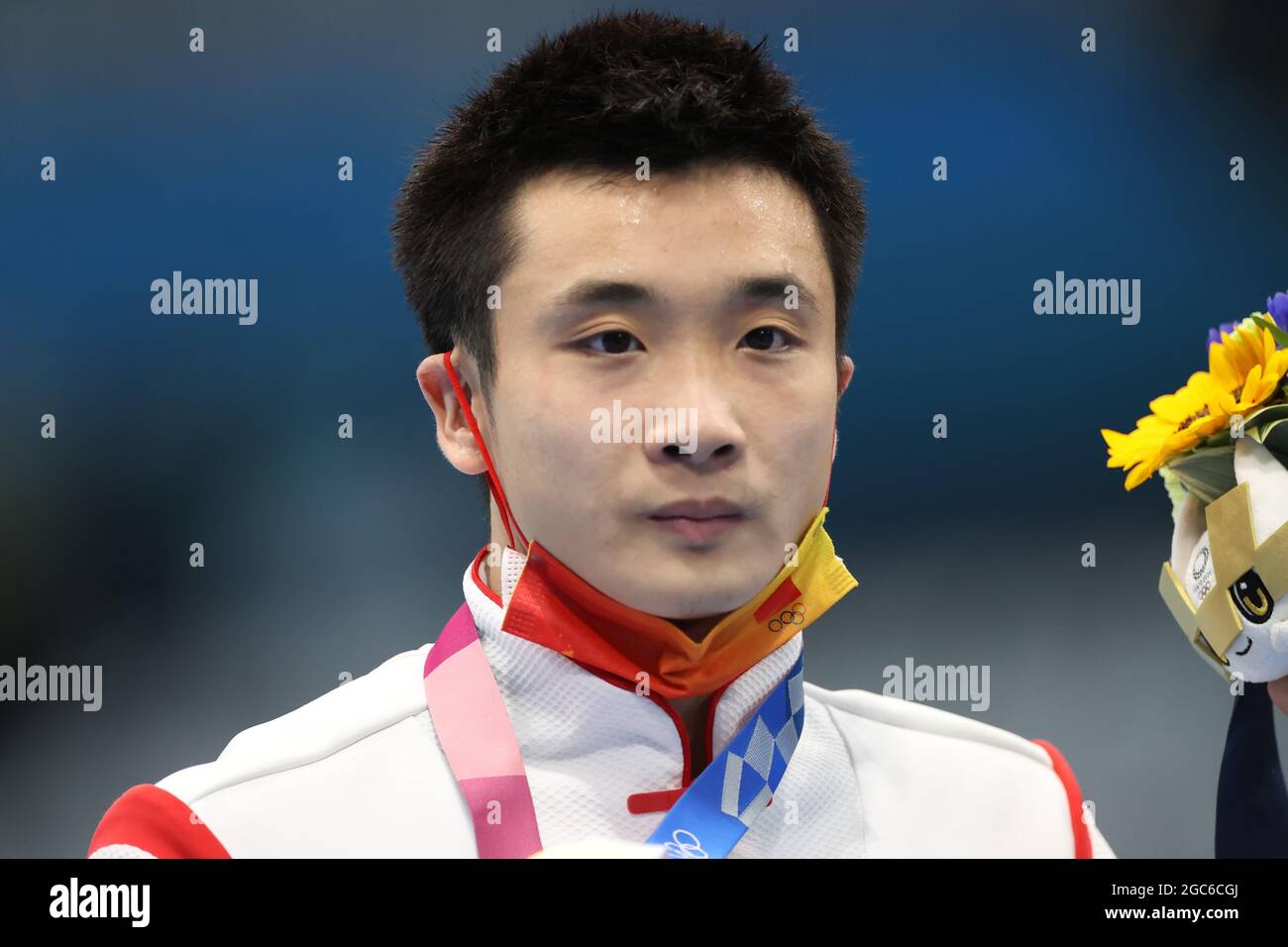 Tokyo, Japan. 7th Aug, 2021. CAO Yuan Gold Medal (CHN) Diving : Men's ...