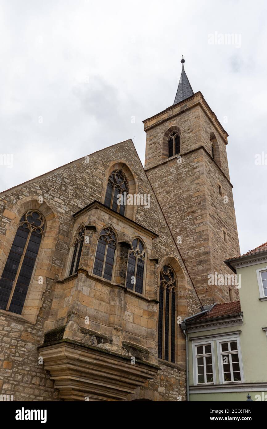 View of the Ägidien church in Erfurt, Thuringia Stock Photo