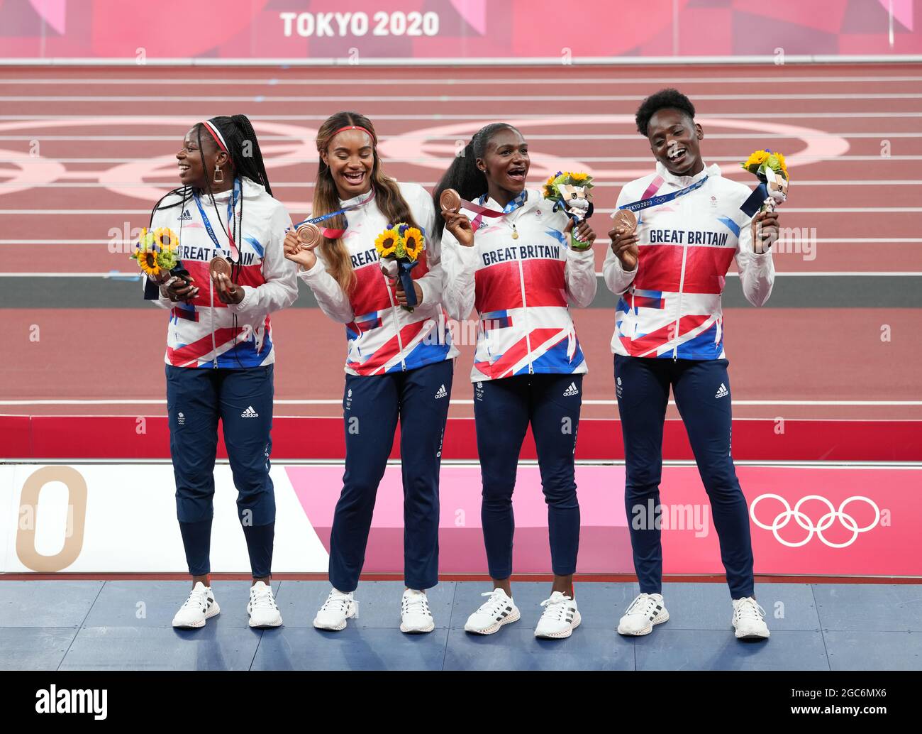 Left To Right Great Britain s Asha Philip Imani Lara Lansiquot Dina 