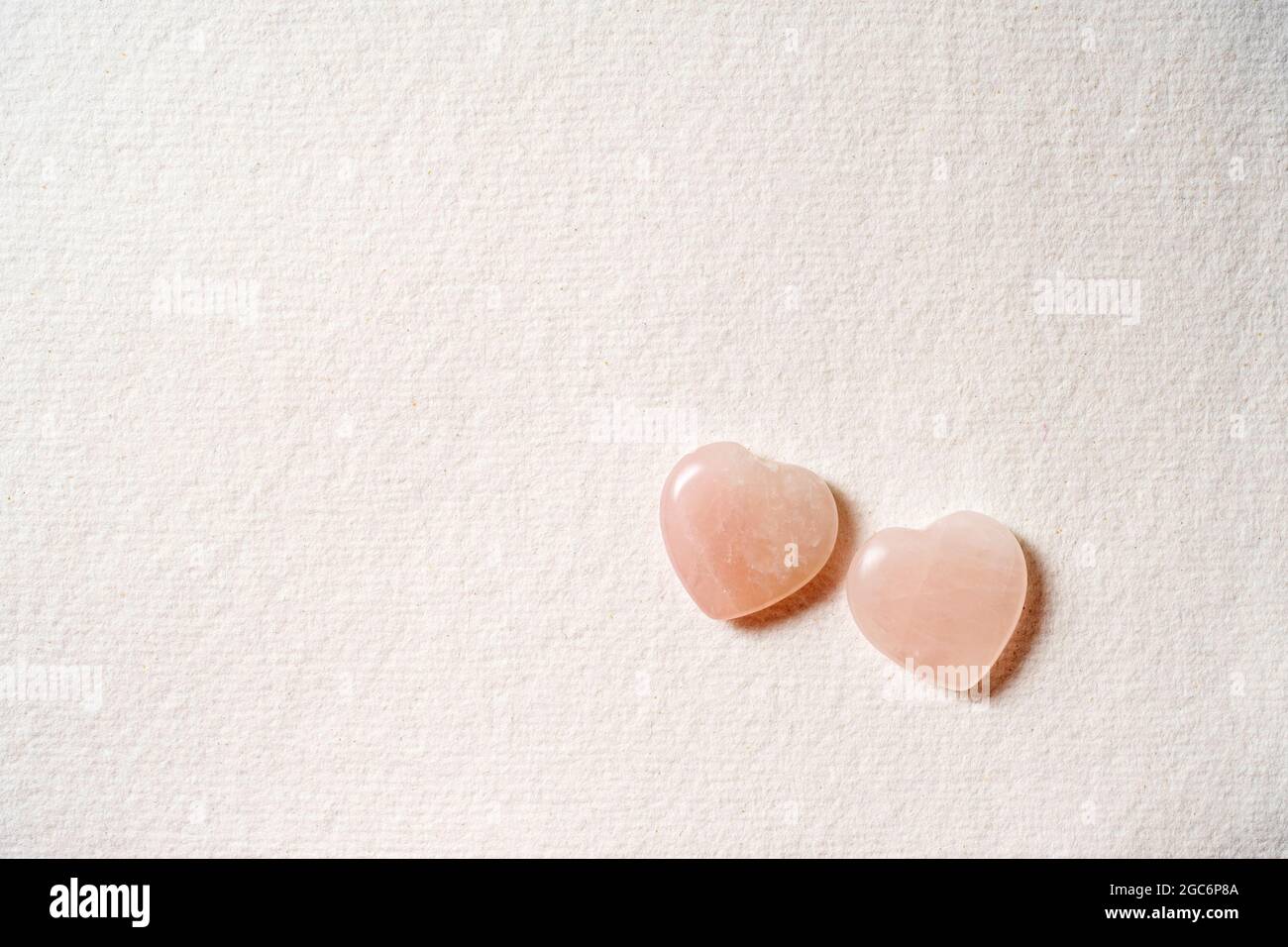 Heart Double Glass Irridescent White