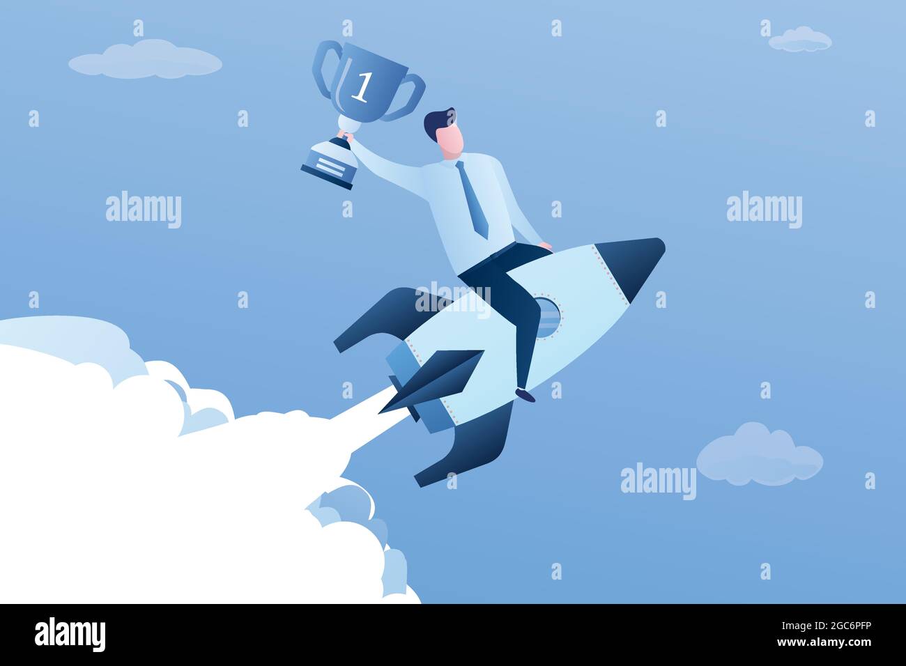 Office Rocket Stock Vector Images - Alamy