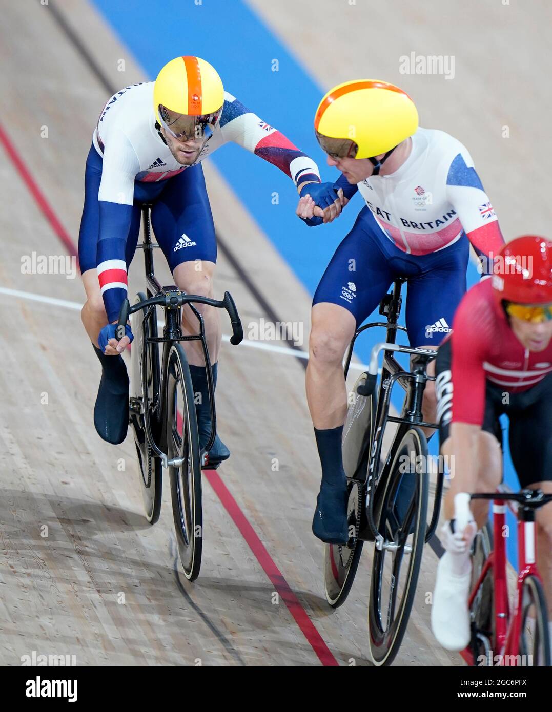 Great Britain's Matt Walls (left) and Ethan Hayter during the Men's