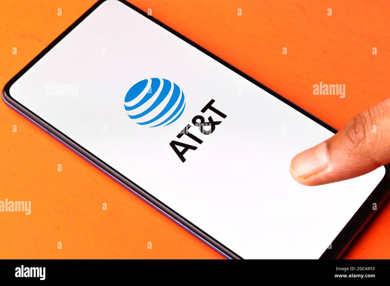 Assam, india - July 17, 2020 : AT&T a largest telecommunication company ...