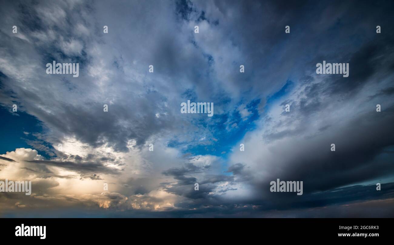 Sky with storm clouds Stock Photo - Alamy