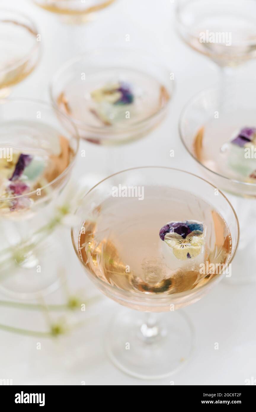 Edible flower garnish hires stock photography and images Alamy