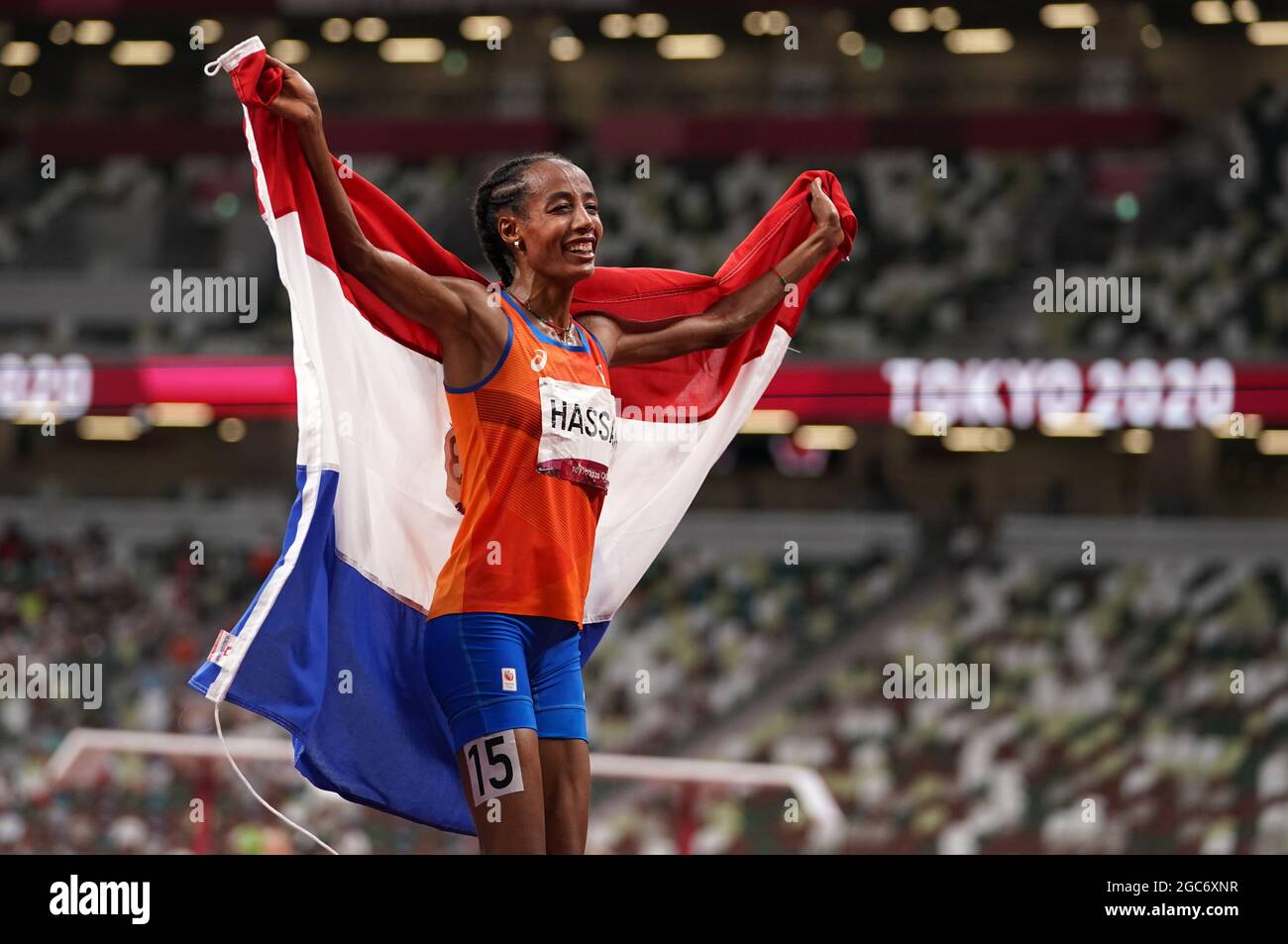 Ethiopian-born Dutch runner Athlete Sifan Hassan (represents Netherlands)  won the women´s race 5000m during the Golden Spike Ostrava athletics IAAF  Wo Stock Photo - Alamy