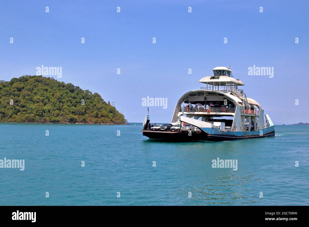 Ferry Boat Or Ship Of The Thai Island Koh Chang In Thailand Asia Stock Photo Alamy
