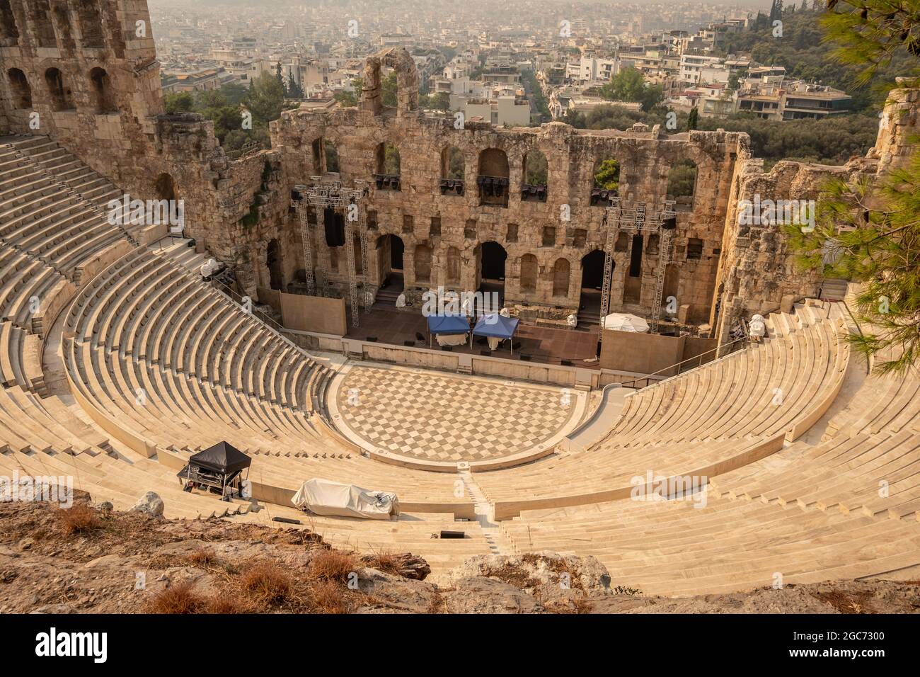Odeon of herodes atticus 2021 hi-res stock photography and images - Alamy