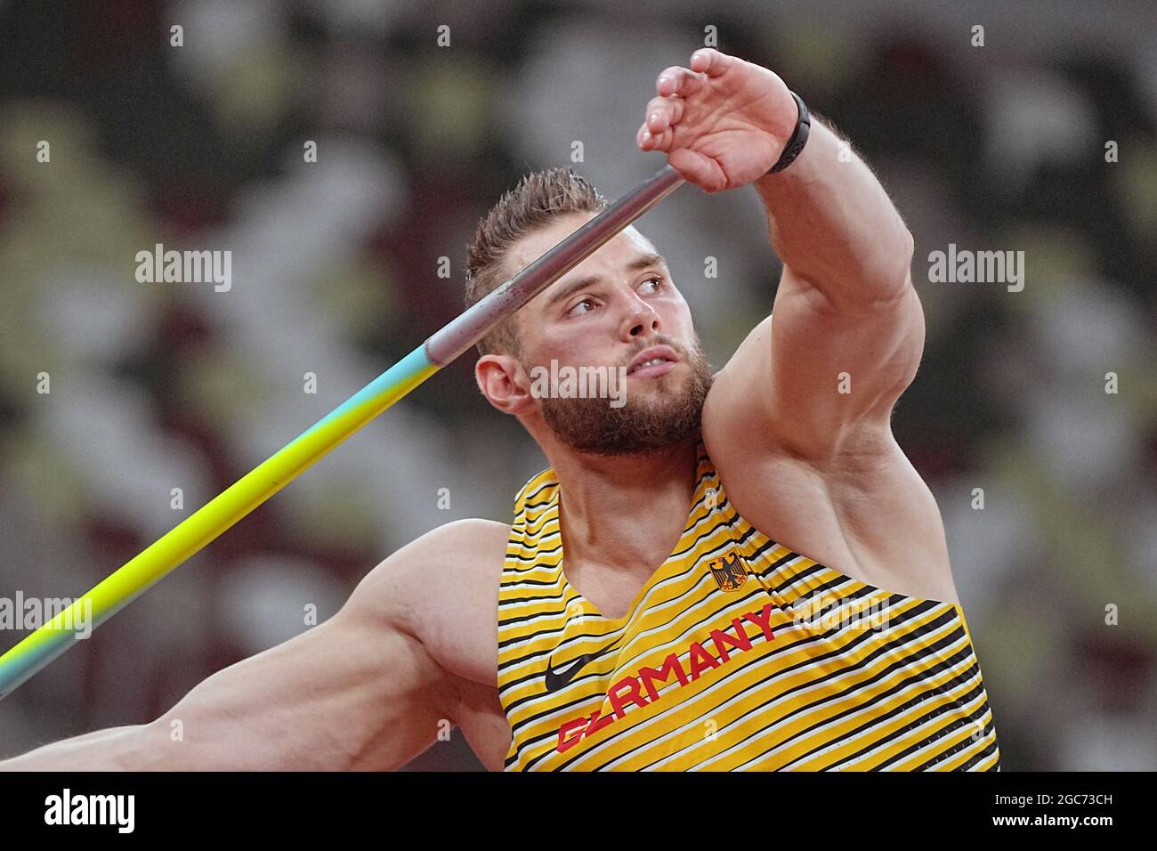 Tokyo, Japan. 07th Aug, 2021. Athletics Olympics, Javelin Throw, Men