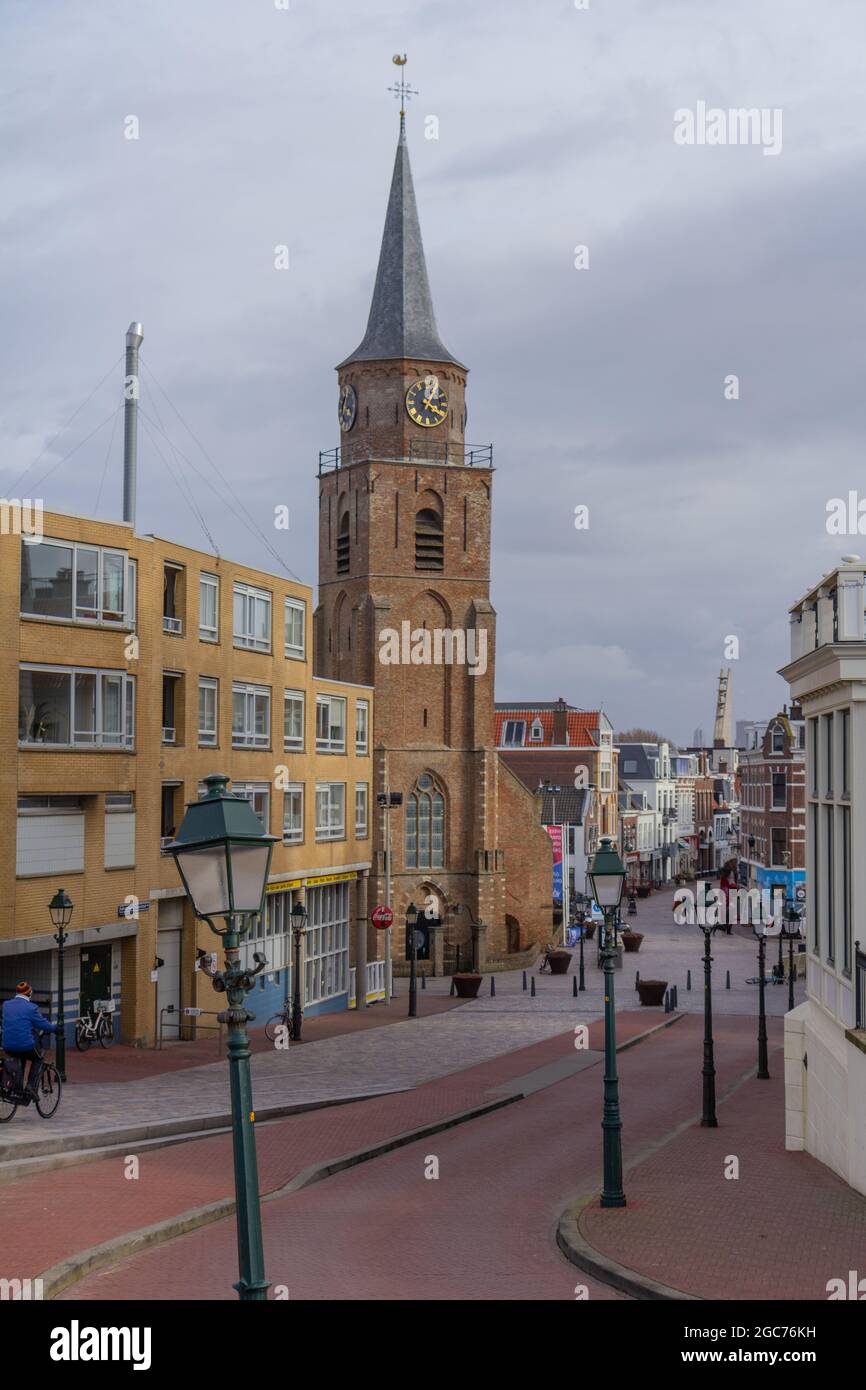 A church in Scheveningen Stock Photo