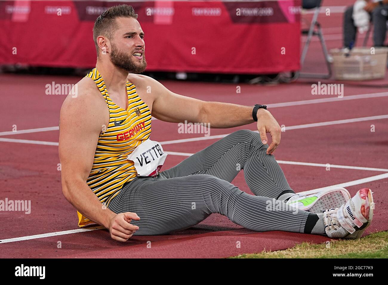 Tokyo, Japan. 07th Aug, 2021. Athletics Olympics, men's javelin throw