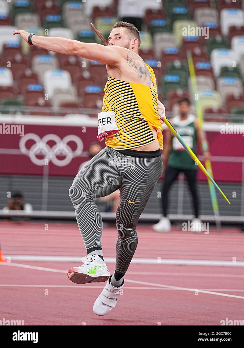 Tokyo, Japan. 07th Aug, 2021. Athletics Olympics, Javelin Throw, Men