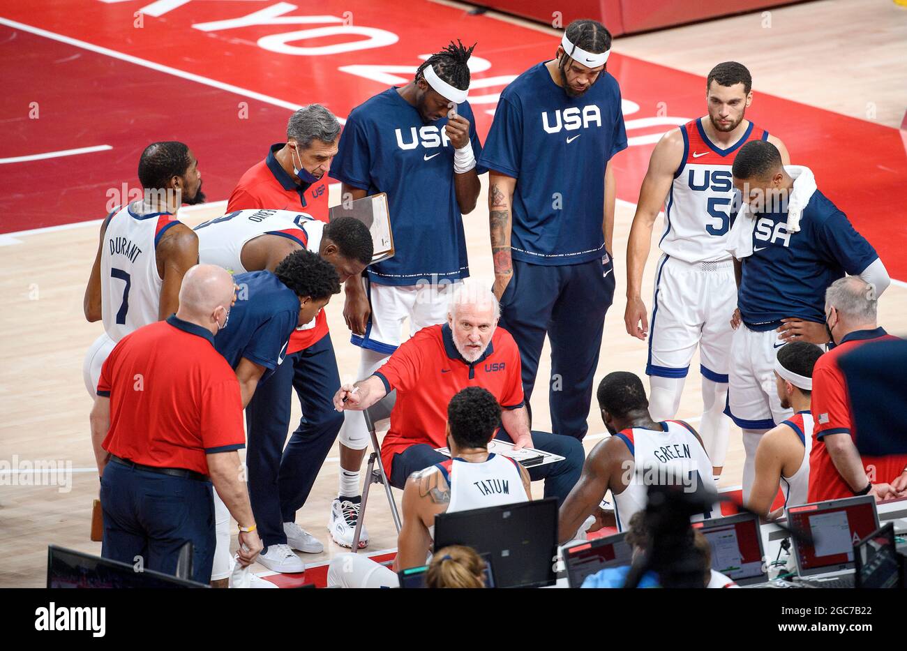 Usa basketball olympics 2021 popovich hires stock photography and