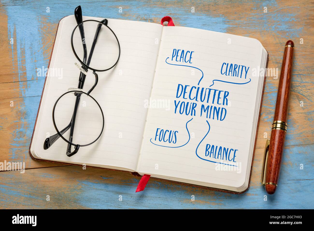 Declutter Your Mind For Clarity Peace Focus And Balance Handwriting