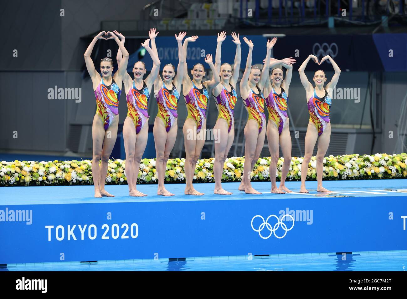 Team ROC (ROC), AUGUST 7, 2021 Artistic Swimming Team Free Routine