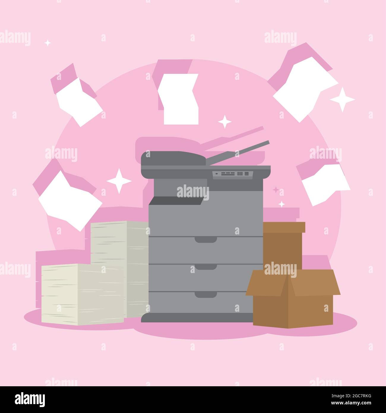 Printed paperwork Stock Vector Images - Alamy