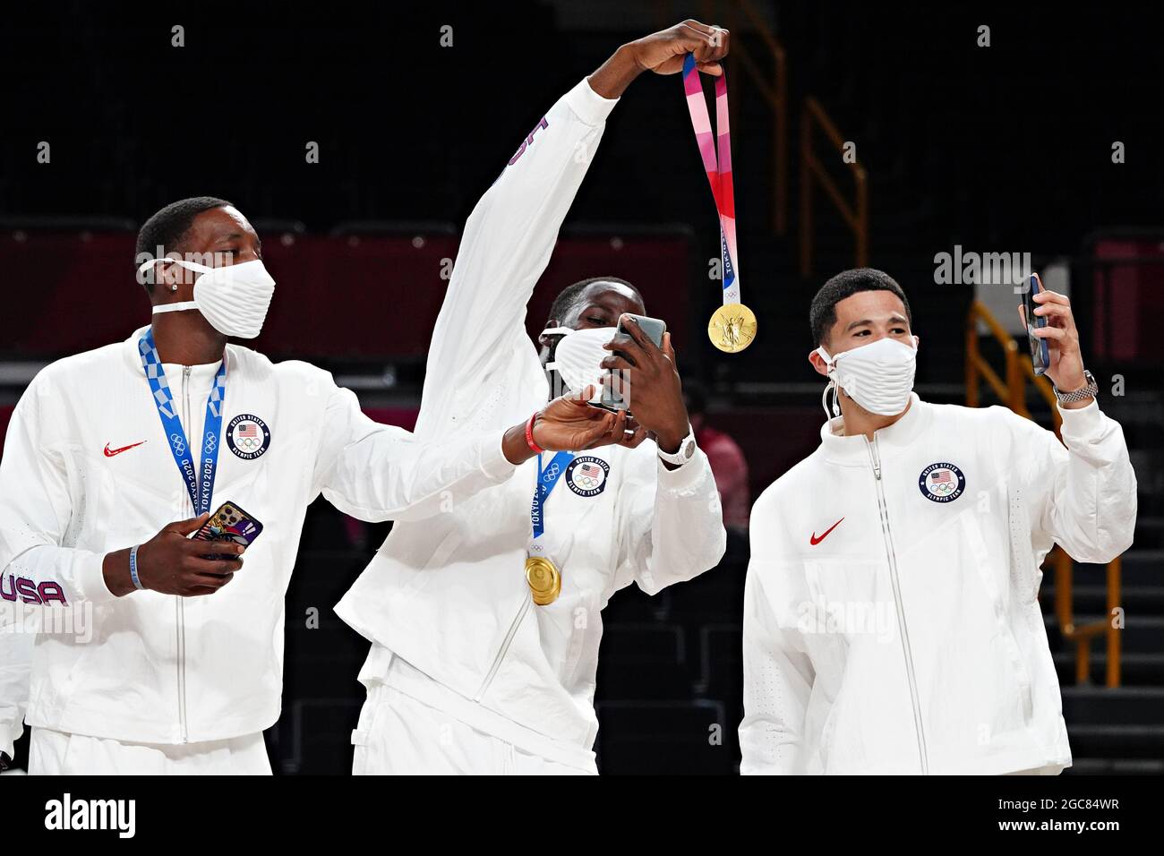 Tokyo, Japan. 07th Aug, 2021. Members of the United States Men's
