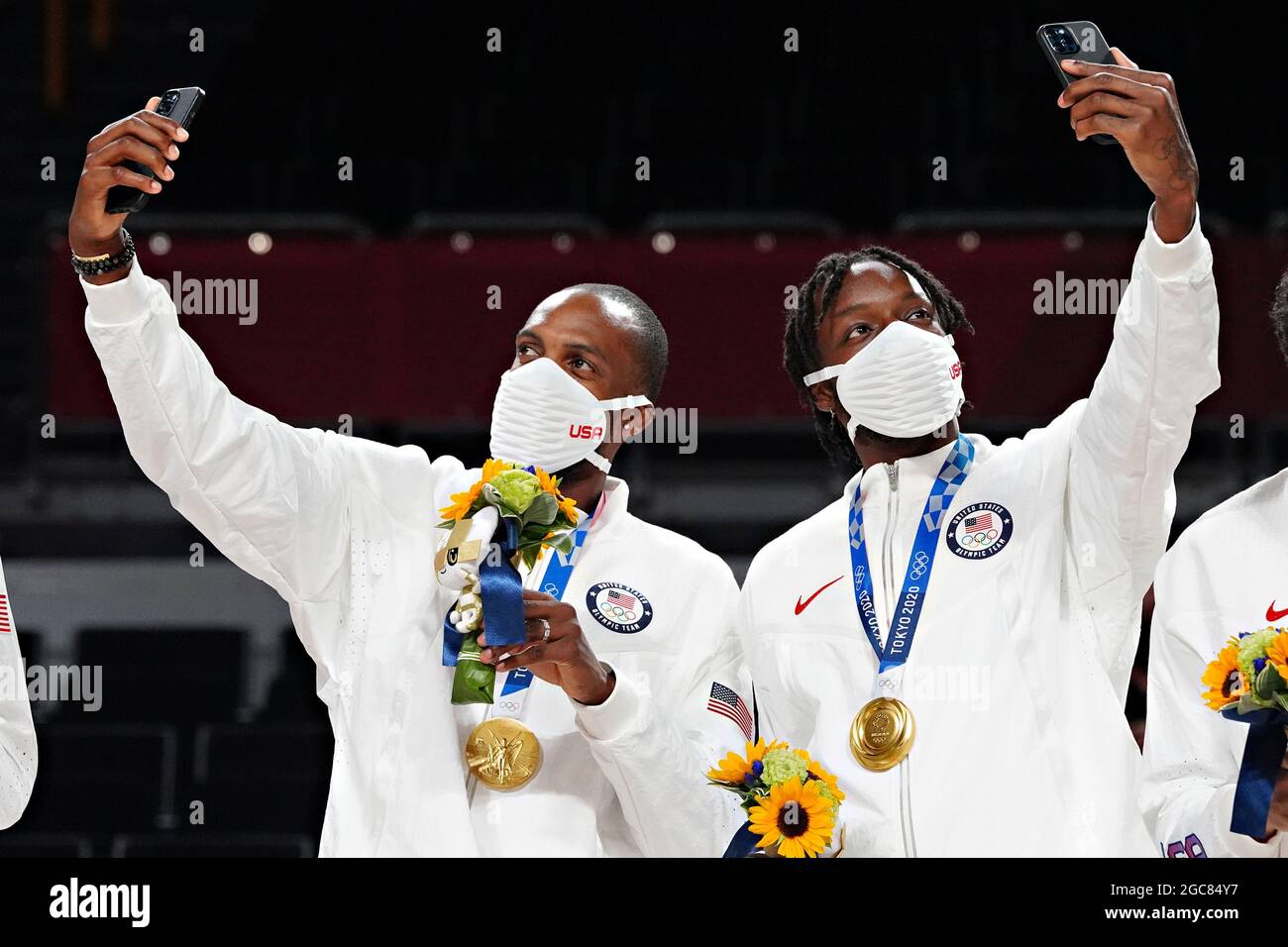 Tokyo, Japan. 07th Aug, 2021. Members of the United States Men's