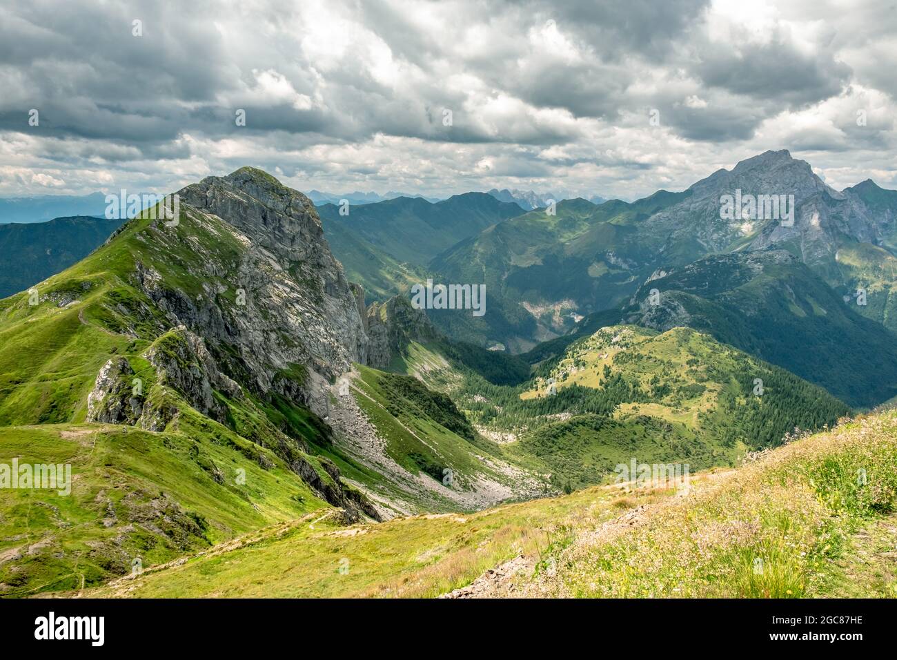Summer day in the alps of Friuli Venezia-Giulia, Italy Stock Photo - Alamy