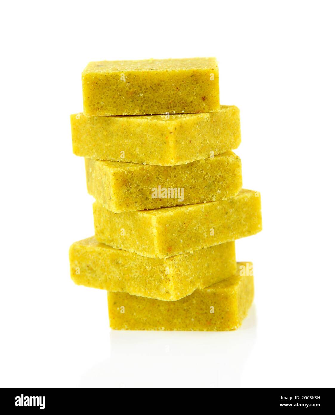 Bouillon cubes, isolated on white Stock Photo Alamy