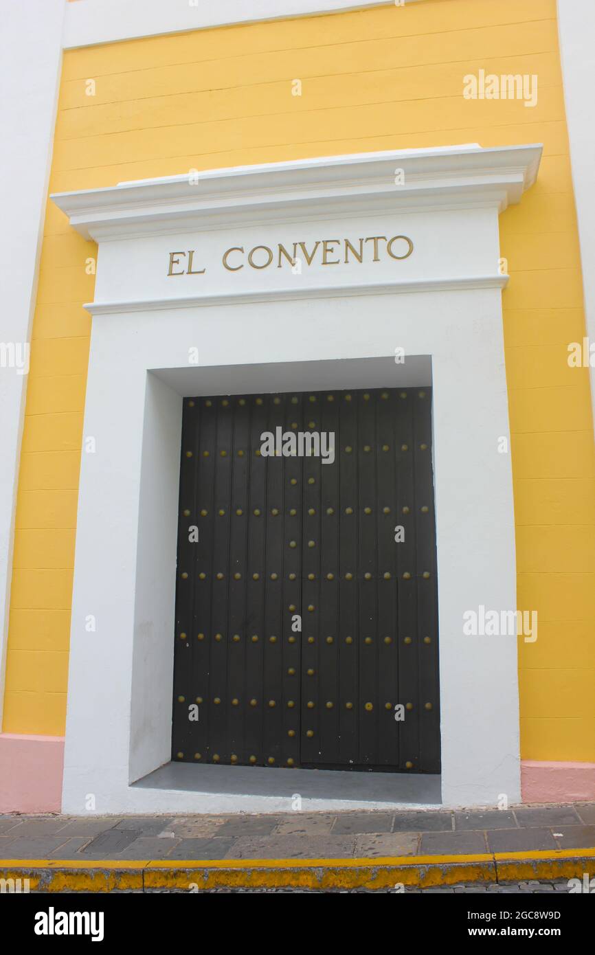 Hotel El Convento, Old San Juan, San Juan, Puerto Rico, West Indies, Caribbean, United States of America, Central America Stock Photo