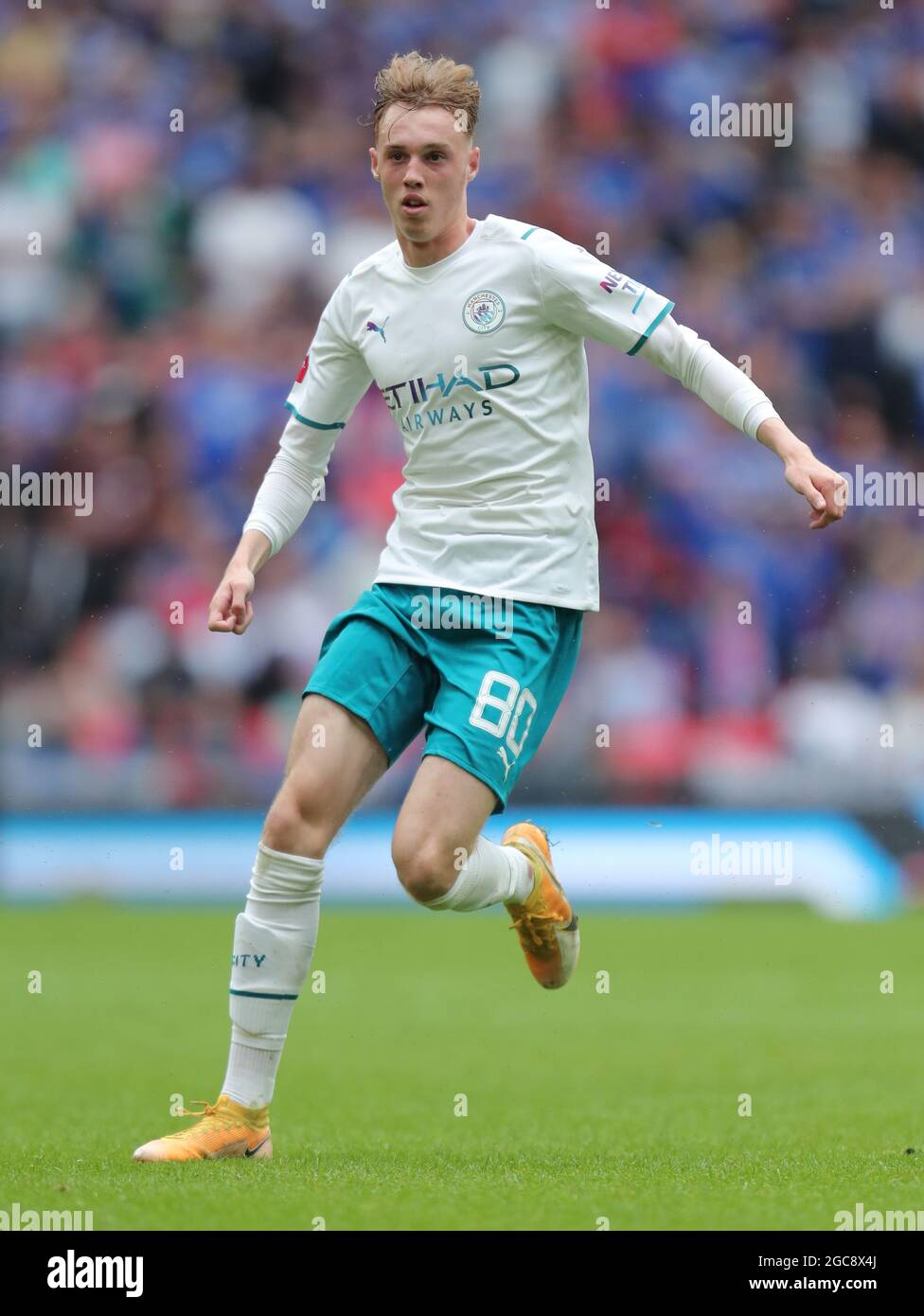 Athens, Greece - August 16,2023: Player of Manchester City Cole Palmer in  action during the UEFA Super Cup Final match between Manchester City and  Sev Stock Photo - Alamy